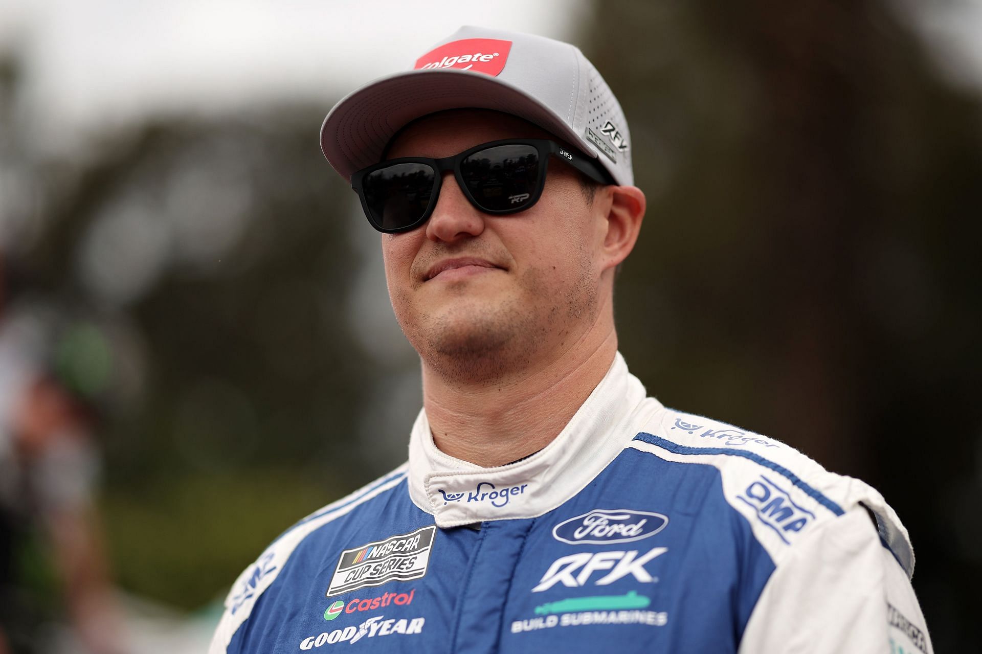 Ryan Preece during the NASCAR Cup Series Viva Mexico 250 pre-race ceremonies in Mexico City. Source: Getty